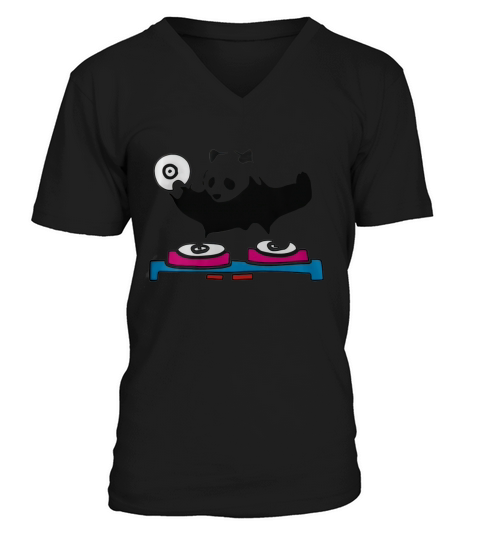 DJ Panda House Music - Mens Premium T-Shirt V-Neck T-shirt