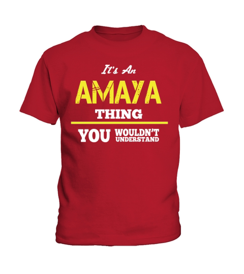 Cool T-Shirt For AMAYA Kids T-Shirt