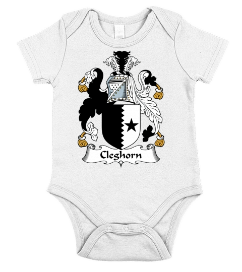 Cleghorn Family Crest Scottish Family Crests Short Sleeve Baby One-Piece