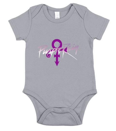 Prince Purple Rain Music Symbol Short Sleeve Baby One-Piece