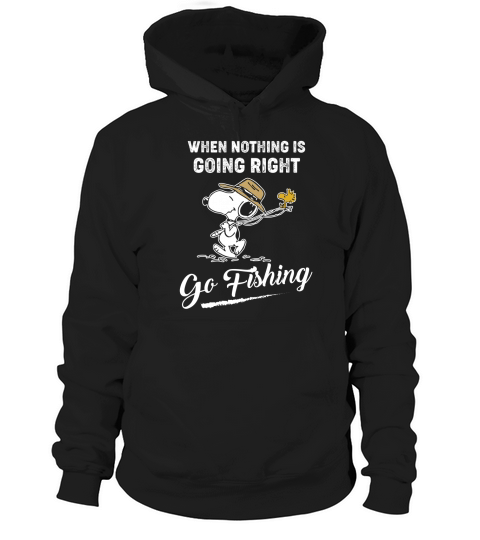 Snoopy go fishing Hoodie Unisex