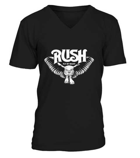 Rush Fly By Night - Ladies Flowy Tank V-Neck T-shirt