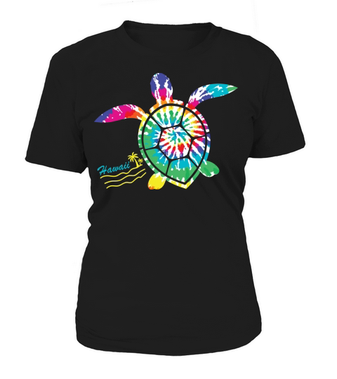 Hawaii Tie Dye Sea Turtle Turtle Lovers (1) Women's T-Shirt