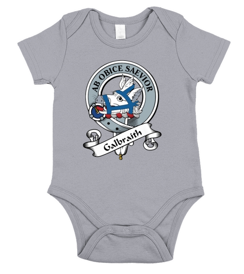 Galbraith Clan Badge Scottish Clan Badges - Baby Onesie Short Sleeve Baby One-Piece