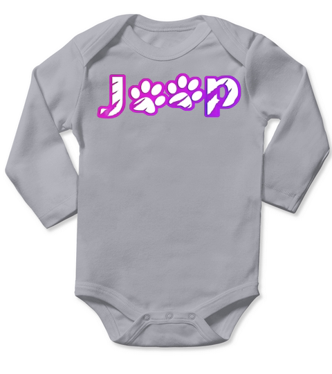Jeep Dog Shirt Paw Print Shirt For Women - Men Long Sleeve Baby One-Piece
