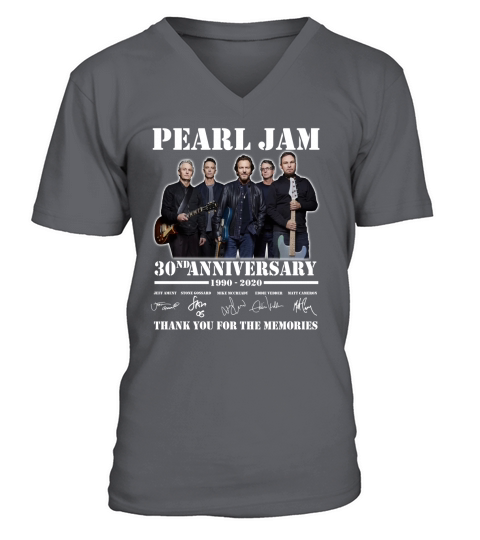 pearl jam 30 anniversary V-Neck T-shirt