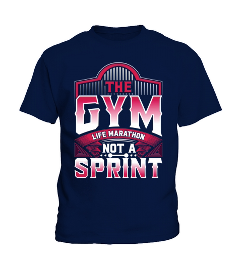 The gym life marathon not a sprint Kids T-Shirt