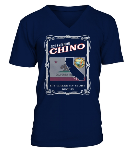 Chino - CALIFORNIA V-Neck T-shirt