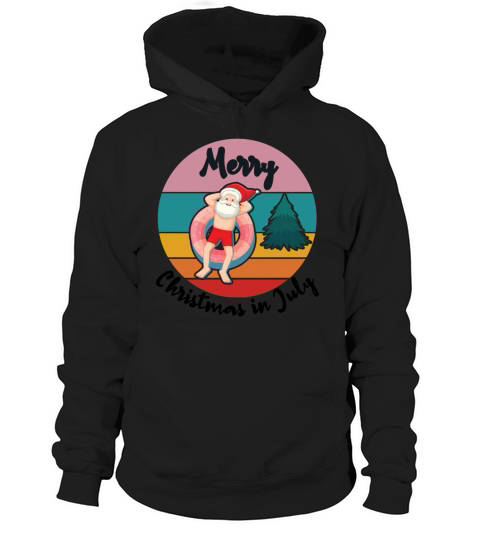Merry Christmas in July Hoodie Unisex
