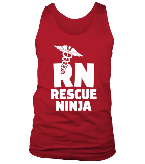 RN Rescue Ninja Nurses T-Shirt Tank Top Unisex