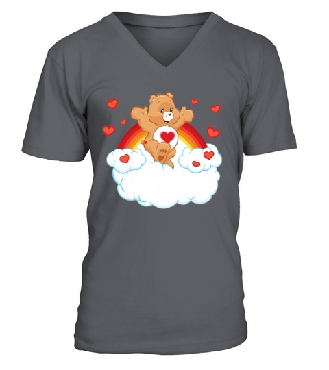 Care Bears Tenderheart bear, retro, 80s, vintage V-Neck T-shirt