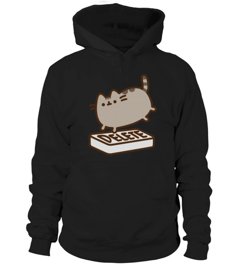 Pusheen Delete Button T-Shirt Hoodie Unisex