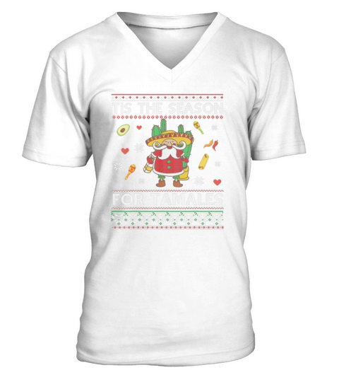 Original Tis The Season For Tamales Funny Christmas Mexican Gift sweater V-Neck T-shirt