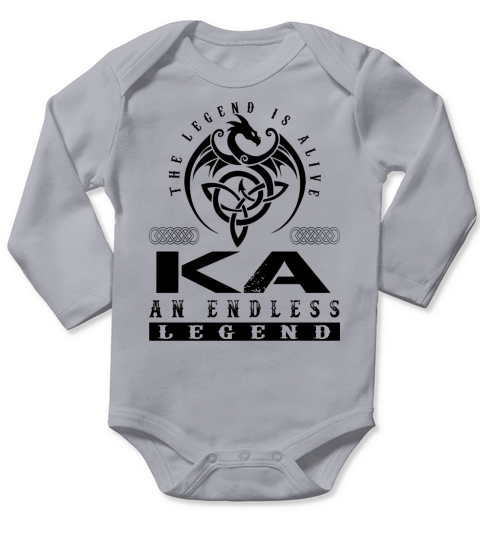 KA Shirts - Legend Alive KA Name Shirts Long Sleeve Baby One-Piece