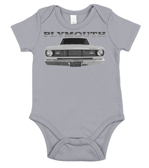 1972 Plymouth Scamp Front White Short Sleeve Baby One-Piece