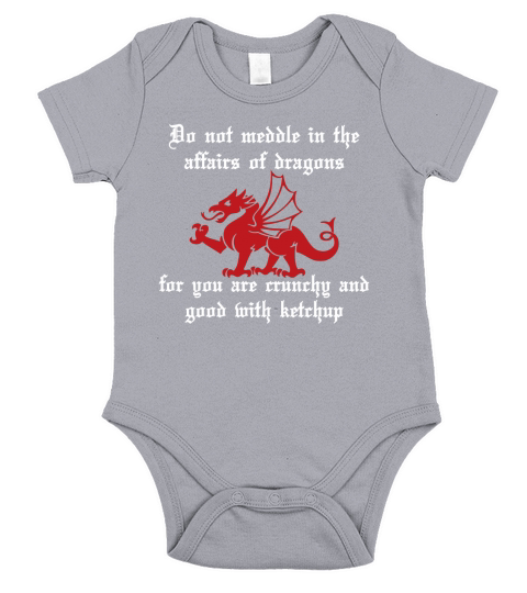 DO NOT MEDDLE IN THE AFFAIRS OF DRAGONS Short Sleeve Baby One-Piece