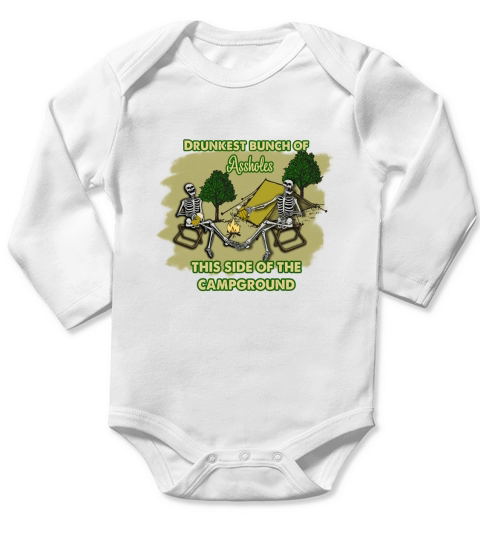 camp Long Sleeve Baby One-Piece