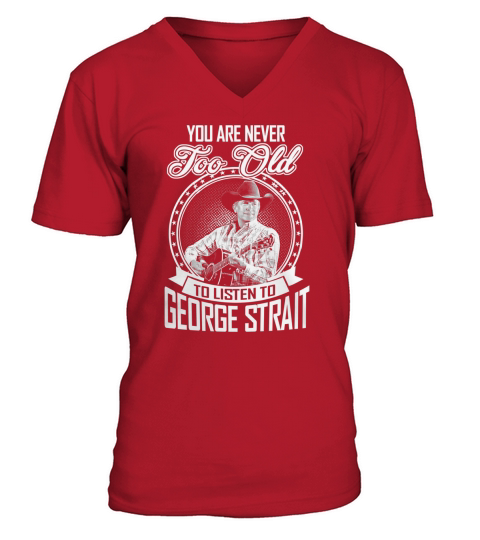 George Strait V-Neck T-shirt
