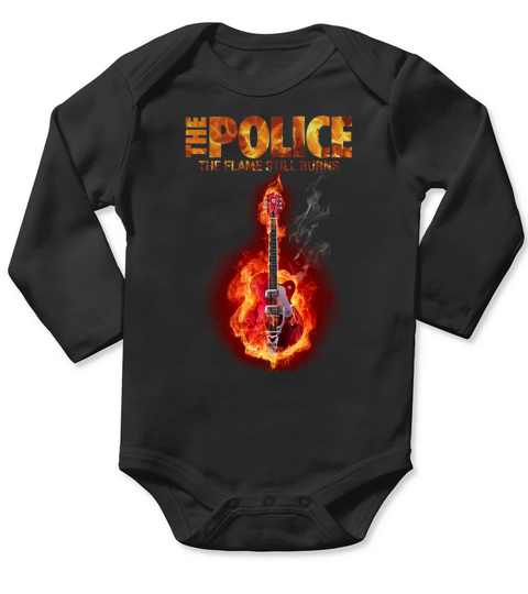 The Police band Tshirt Long Sleeve Baby One-Piece