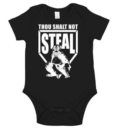 THOU SHALT NOT STEAL Short Sleeve Baby One-Piece
