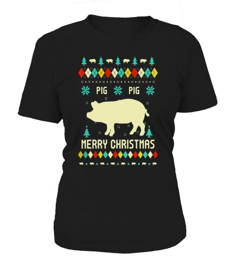Pig Christmas Women's T-Shirt