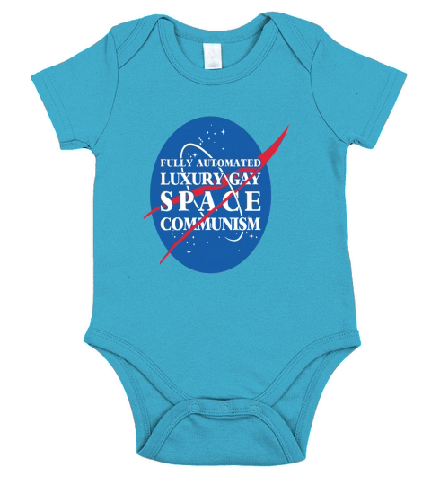 fully automated luxury gay space communism Short Sleeve Baby One-Piece