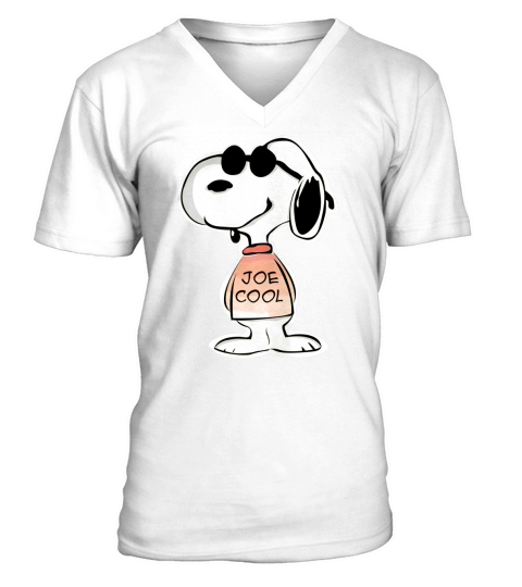 snoopy joe cool V-Neck T-shirt