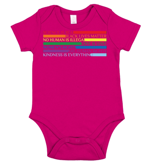 Science Is Real Black Lives Short Sleeve Baby One-Piece