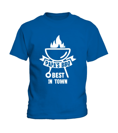 Grilling Day Papas BBQ Best in Town Kids T-Shirt