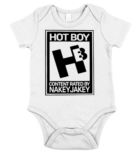 Rated HB For Hot Boy 2020 Short Sleeve Baby One-Piece