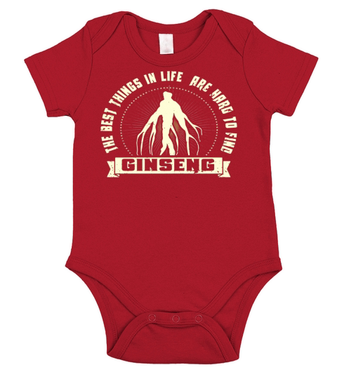 Wild Ginseng Hunting Best Things In Life Are Hard To Find Short Sleeve Baby One-Piece