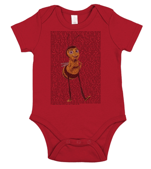 Bee Movie Script - Baby Onesie Short Sleeve Baby One-Piece