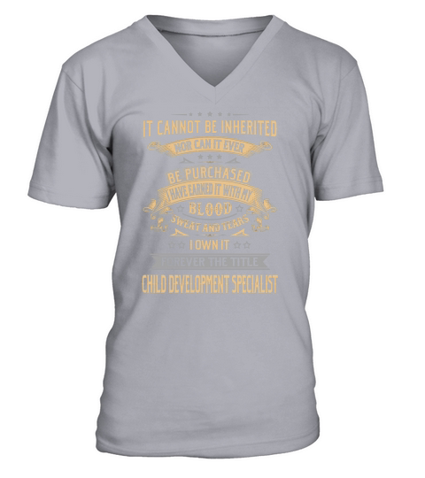 Child Development Specialist Forever Job Title Shirts V-Neck T-shirt