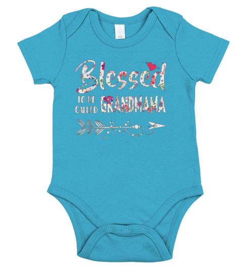 Blessed To Be Called Grandmama Short Sleeve Baby One-Piece
