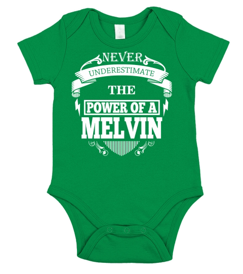 MELVIN - Never underestimate the power of MELVIN - MELVIN name - MELVIN Name Gifts - birthday gifts for MELVIN - MELVIN Shirts - MELVIN T-shirt - Best Sellers Short Sleeve Baby One-Piece