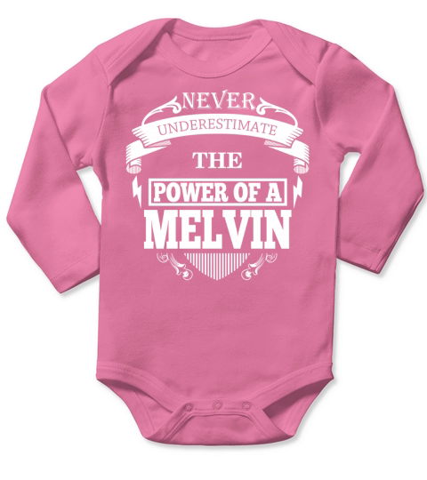 MELVIN - Never underestimate the power of MELVIN - MELVIN name - MELVIN Name Gifts - birthday gifts for MELVIN - MELVIN Shirts - MELVIN T-shirt - Best Sellers Long Sleeve Baby One-Piece