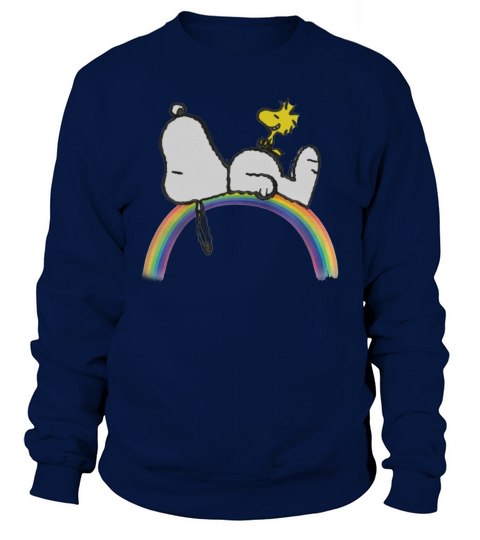 Peanuts Snoopy Rainbow LGBT World Pride shirt Sweatshirt Unisex