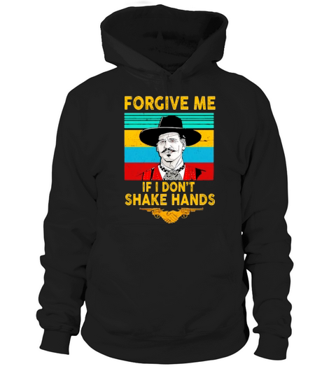 Tombstone Doc Holliday Forgive me if I don’t shake hands vintage shirt - Baby Onesie Hoodie Unisex