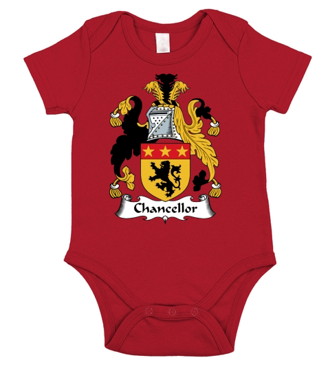 Chancellor Family Crest Scottish Family Crests Short Sleeve Baby One-Piece