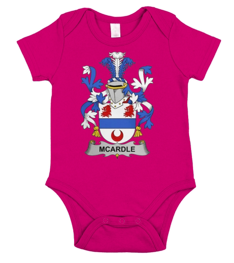 McArdle Family Crest Irish Family Crests II Short Sleeve Baby One-Piece