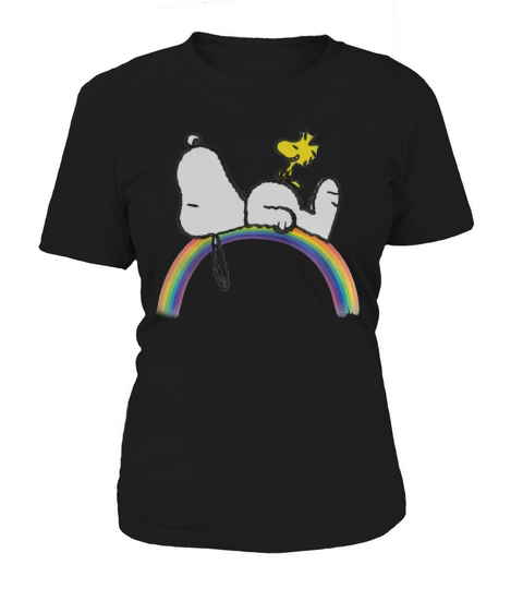 Peanuts Snoopy Rainbow LGBT World Pride shirt Women's T-Shirt