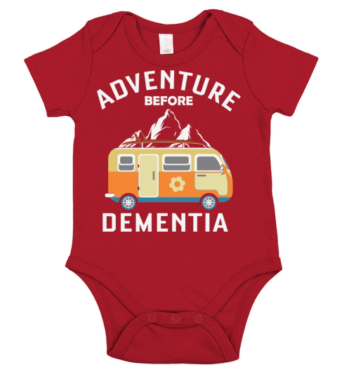Adventure before dementia Short Sleeve Baby One-Piece
