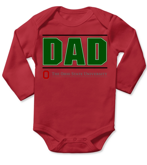 Ohio State University Main Campus Proud Dad Parents Day 2020 Long Sleeve Baby One-Piece