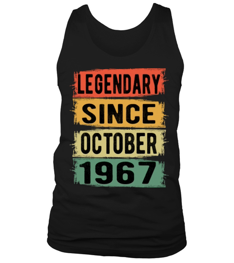Birthday Gift October 1967 Tank Top Unisex