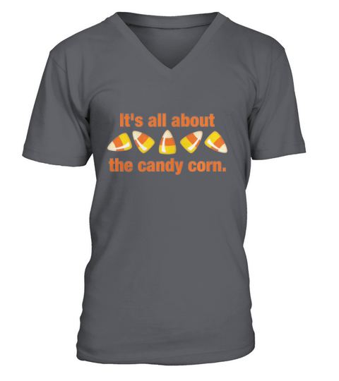 All About The Candy Corn V-Neck T-shirt