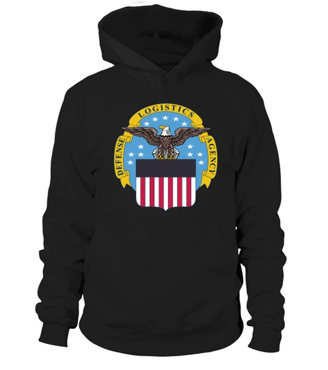 DEFENSE LOGISTICS AGENCY DISTRESSED LOGO T-SHIRT DLA Hoodie Unisex