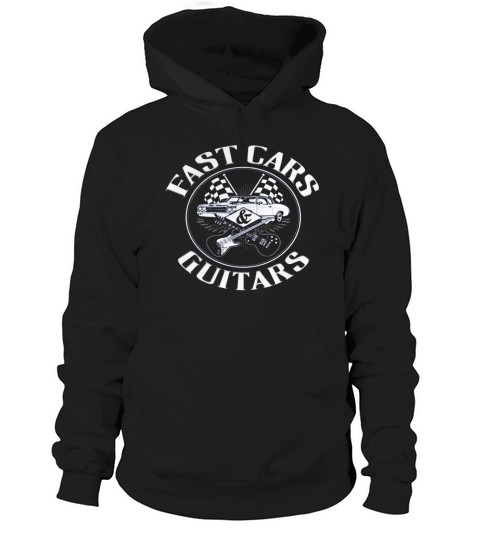 Fast Cars and; Guitars - Guitar Music Hoodie Unisex