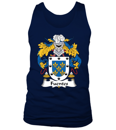 Fuentes Family Crest Spanish Family Crests Tank Top Unisex