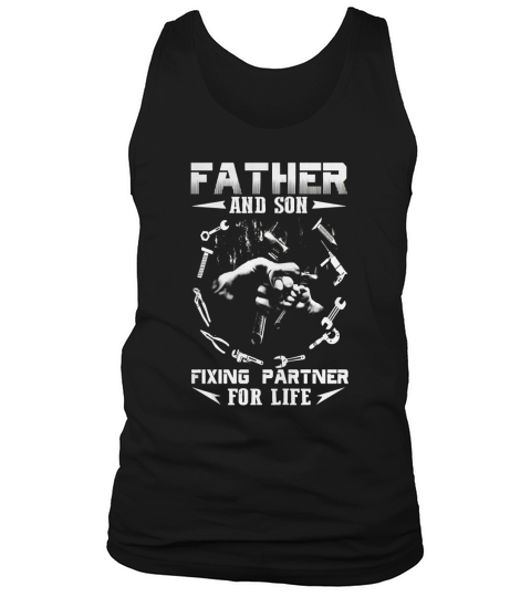 Mechanic T-shirt:Father and son Fixing Partner For Life Tank Top Unisex