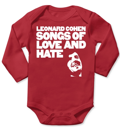 Leonard Cohen - Songs Of Love And Hate Shirt Long Sleeve Baby One-Piece